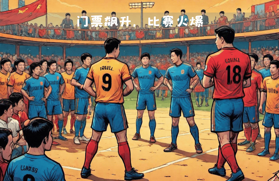 亚洲顶级足球赛场上激情飙升